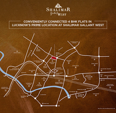 4 BHK Flats in Lucknow's Prime Location at Shalimar Gallant West