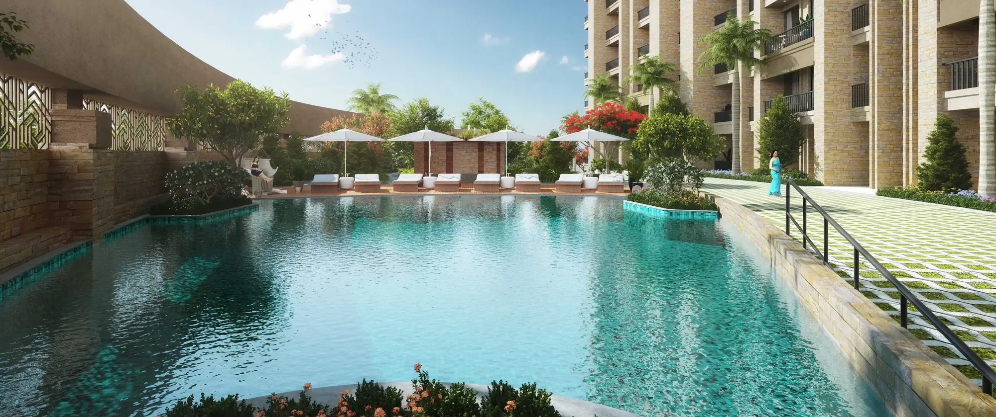 Shalimar Garden Bay Crown Swimming Pool